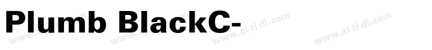 Plumb BlackC字体转换